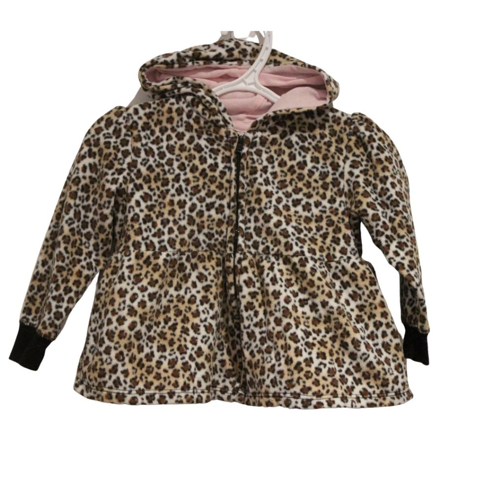 4/$20  🏷 Garanimals Leopard Zip Hoodie Size 18m